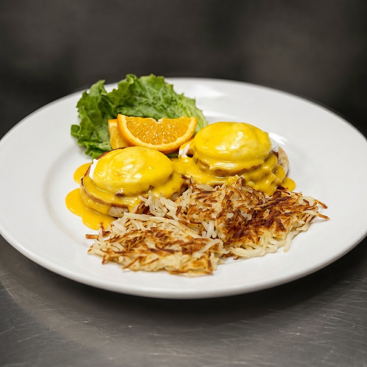Traditional Benedict.