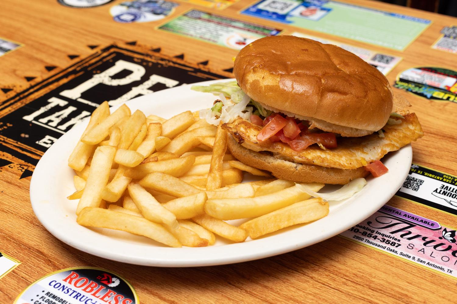 Grilled Chicken Burger.