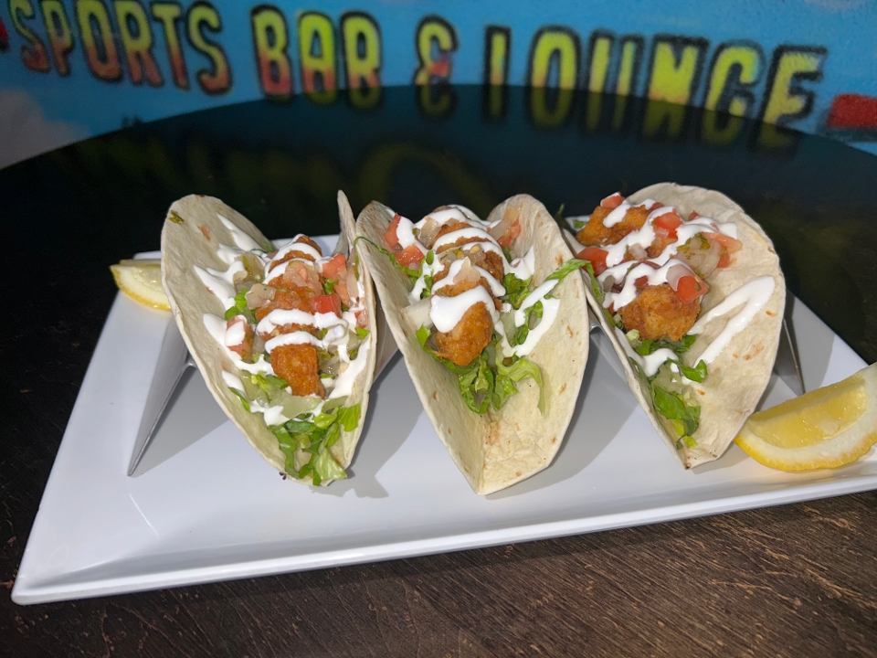 Island Fish Tacos.