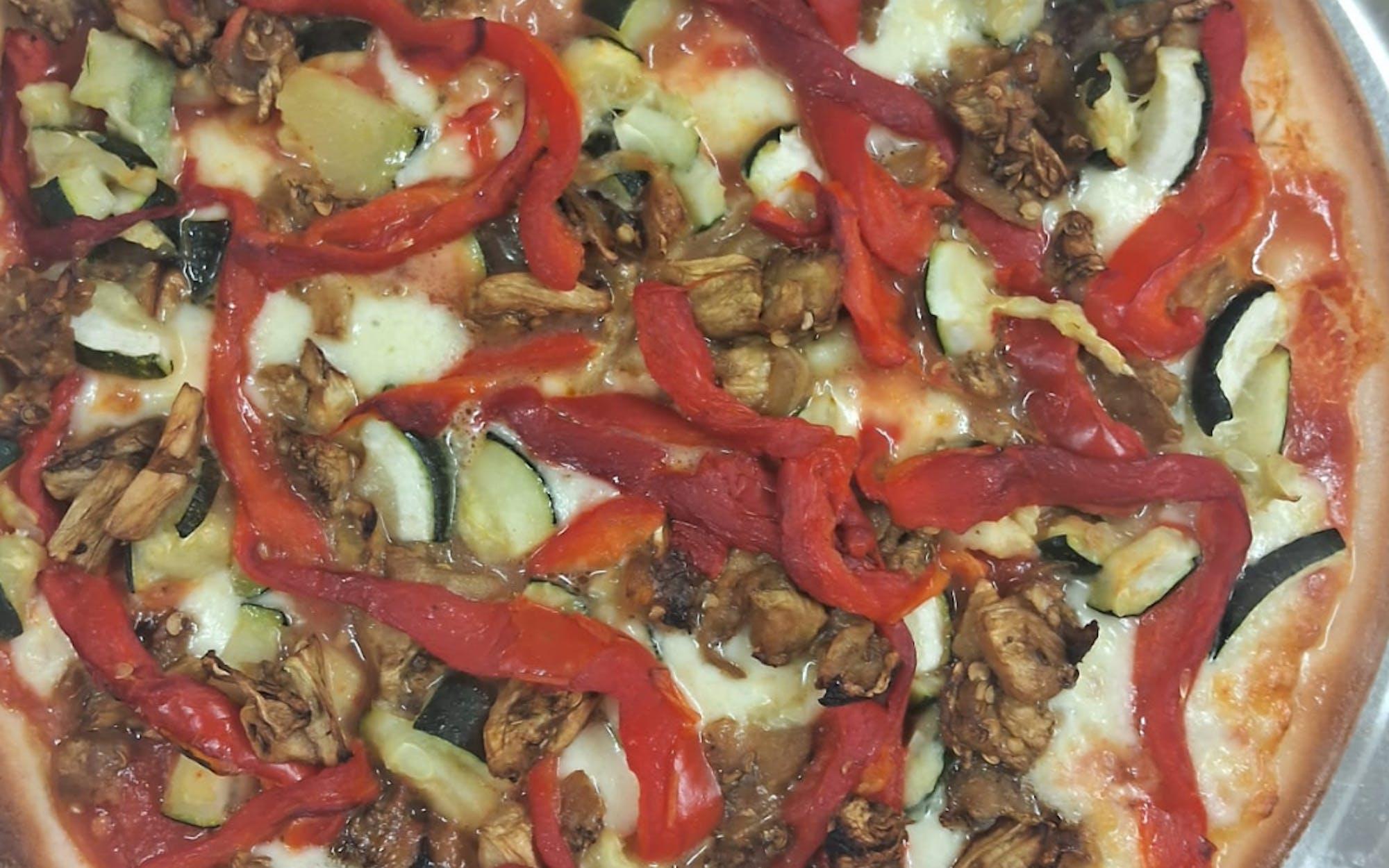 GF Vegetariana Pizza.