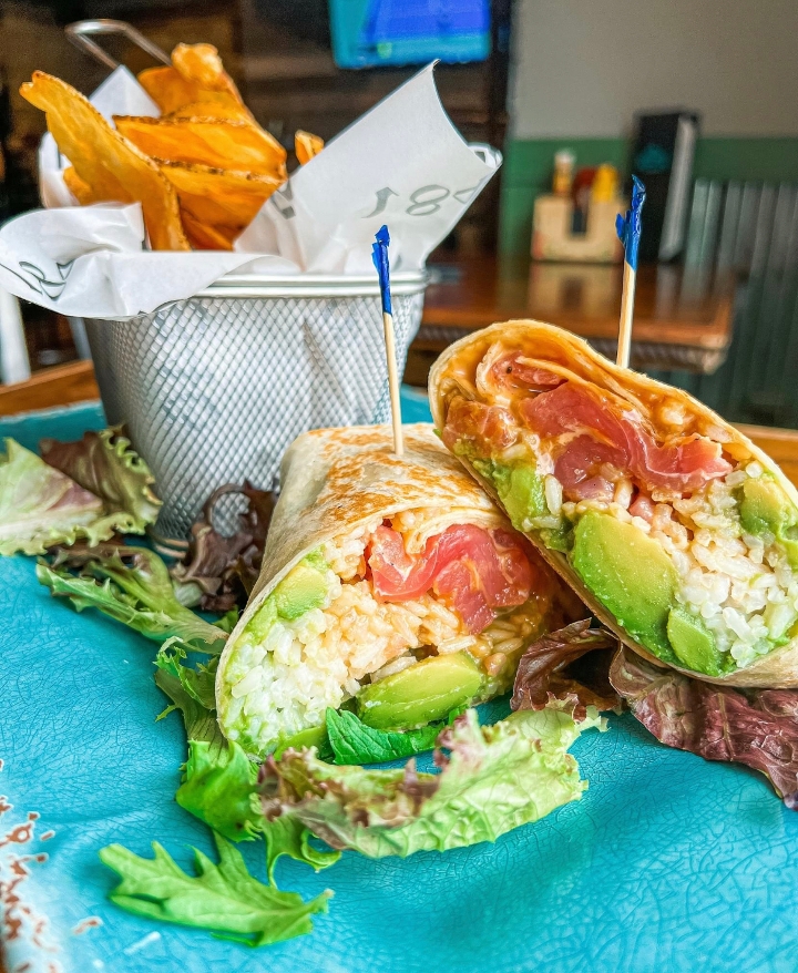 Ahi Tuna Wrap.