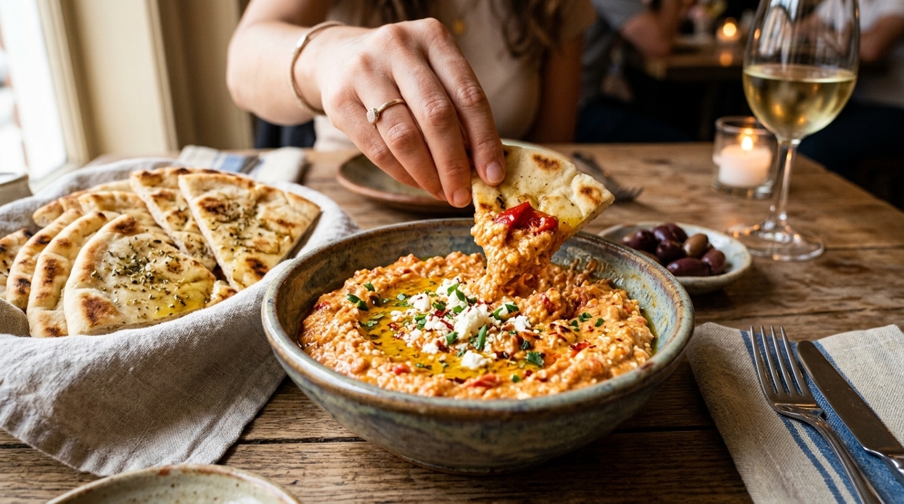 SPICY FETA DIP (VE).