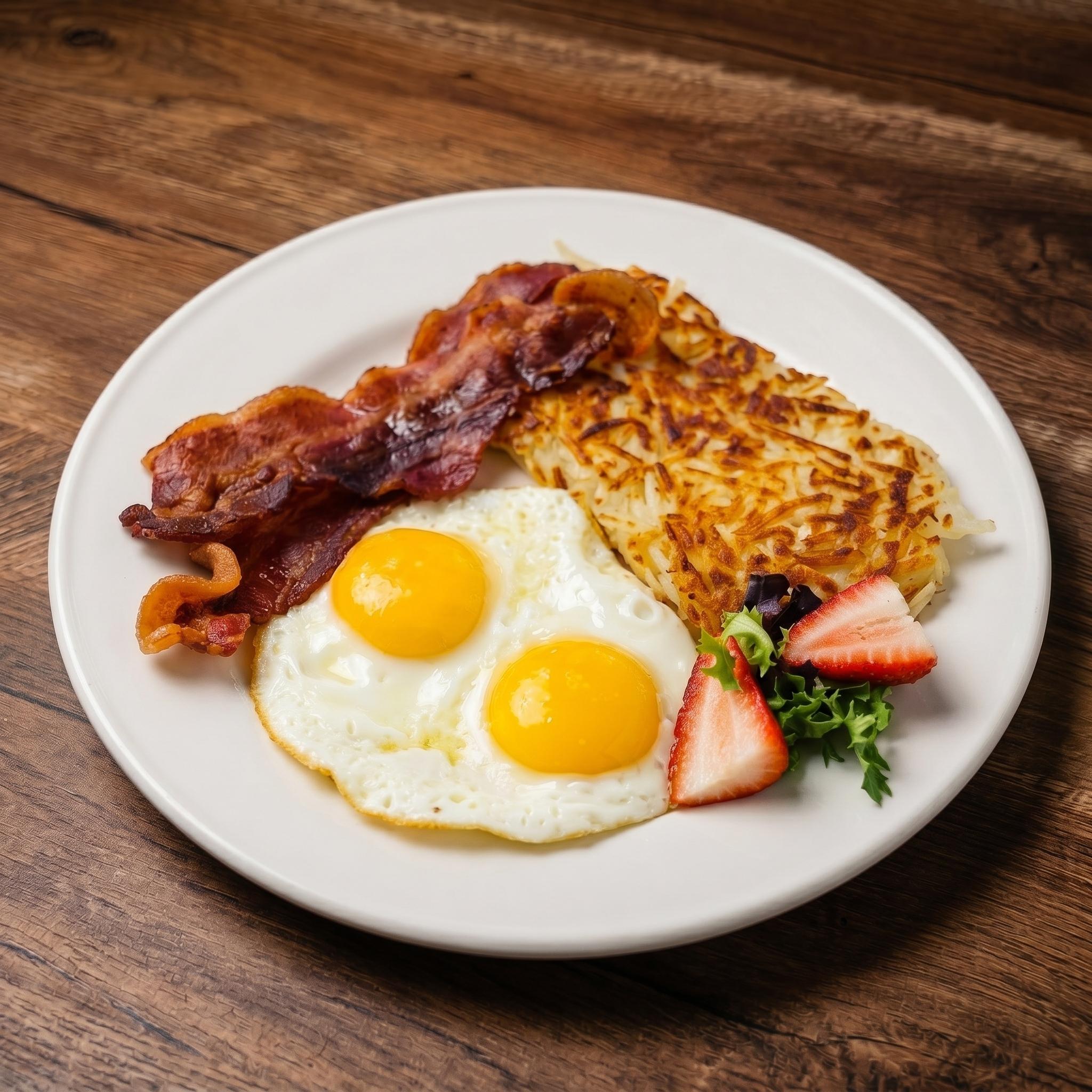Elias's Two Egg Breakfast GF.