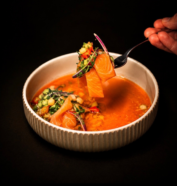 Fresa Salmon Crudo.