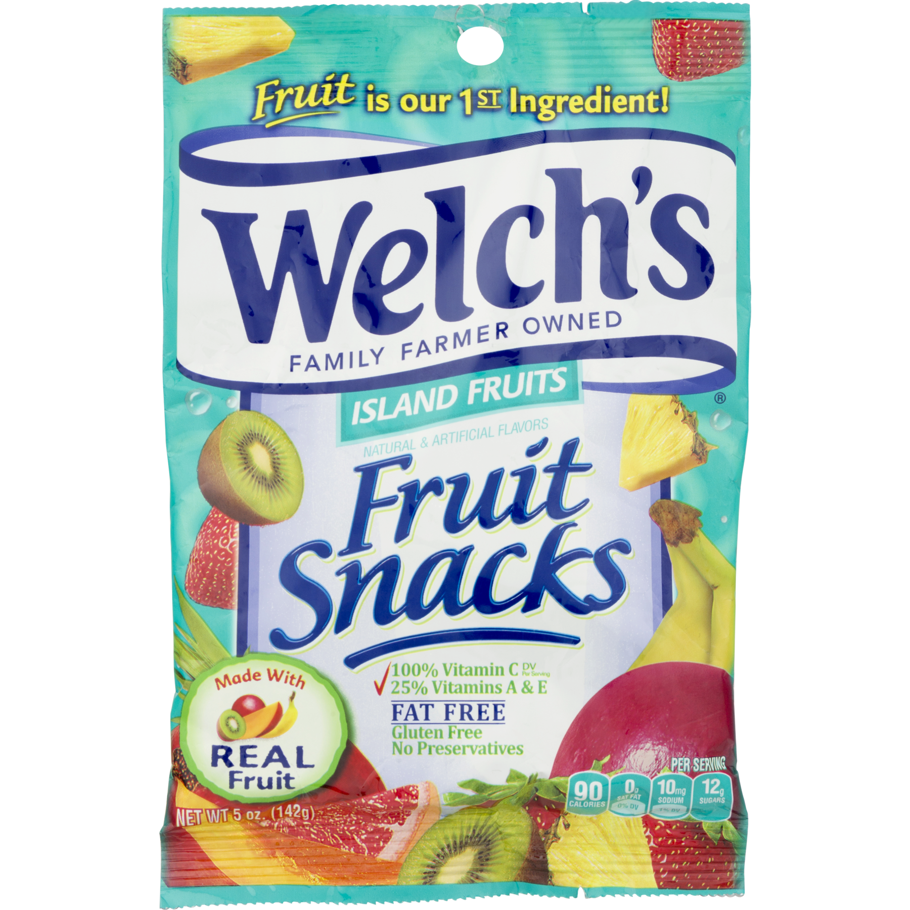 Welch S Island Fruits Fruit Snacks  5 Oz..