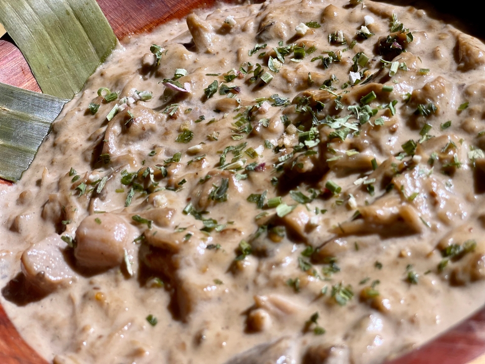 COCONUT JACKFRUIT & MUSHROOM ADOBO.