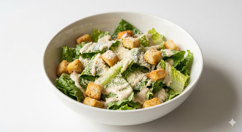 Ensalada Caesar.