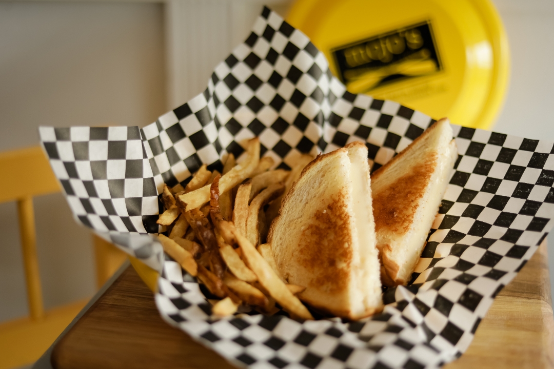 Grilled Cheese & Small Fries and  Small Drink (allow 10min.).