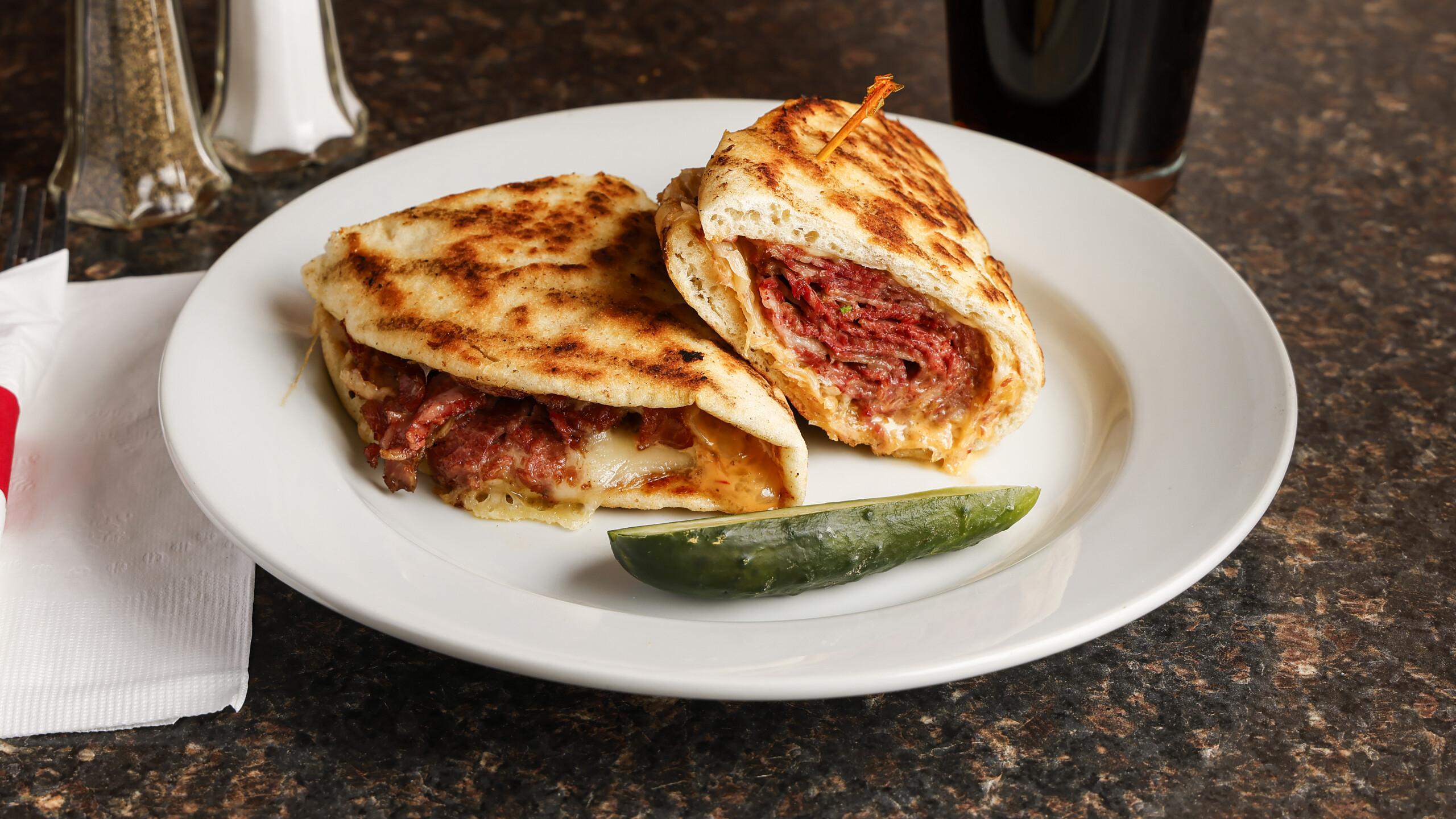 Corned Beef Panini.