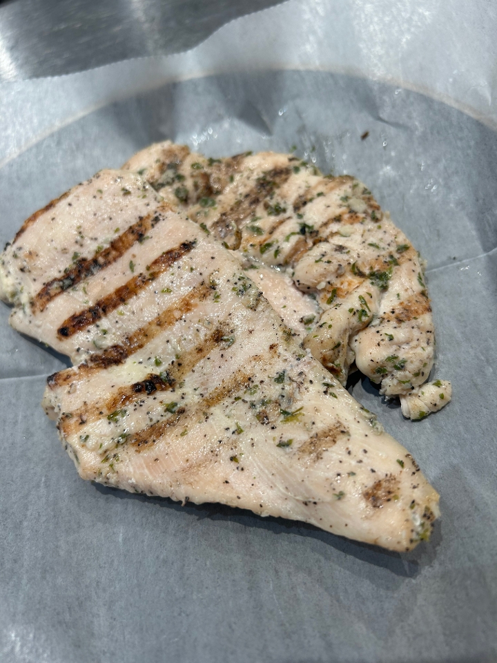 Grilled chicken.