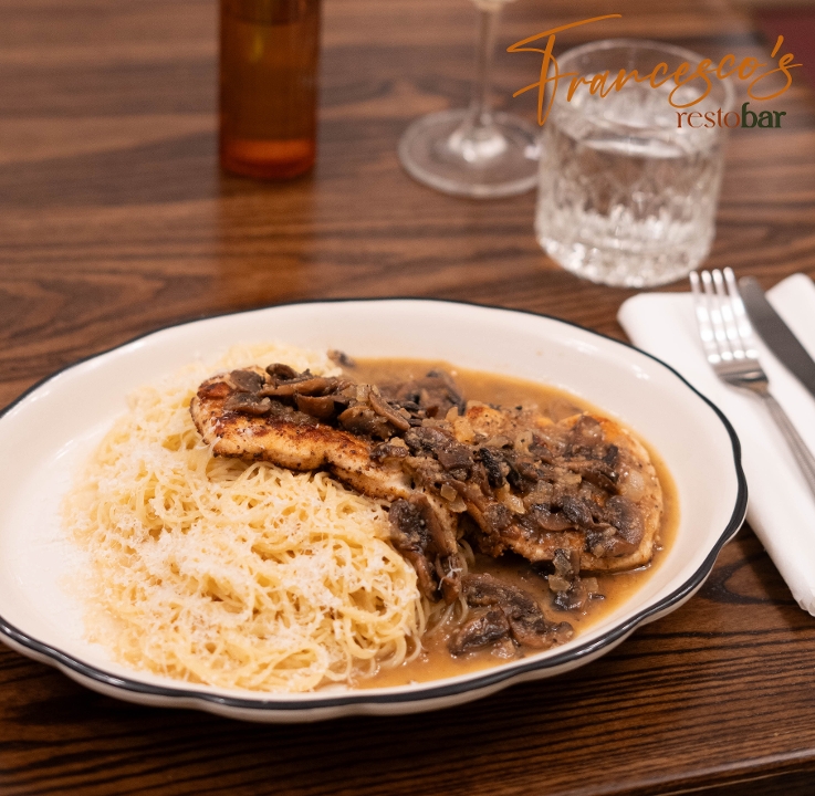 Pollo alla Marsala.