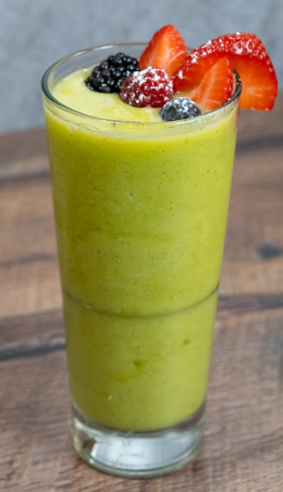 Pineapple Kale Green Smoothie.
