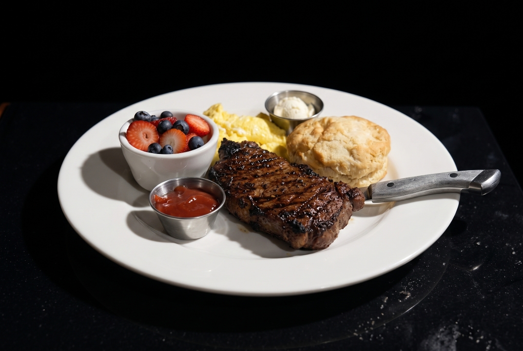 Steak and Eggs.