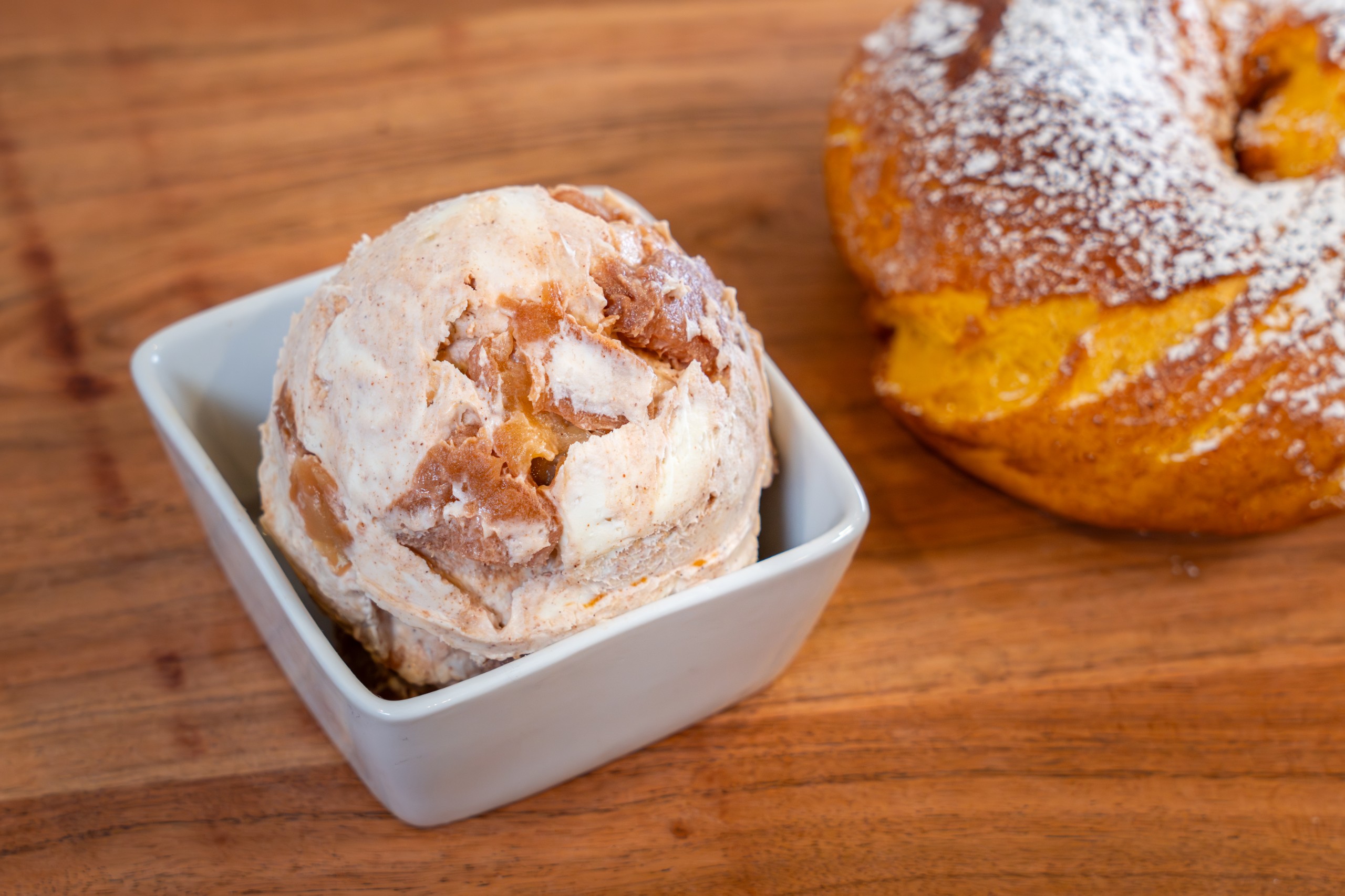 Roasted Apple Cinnamon Cream Cheese.