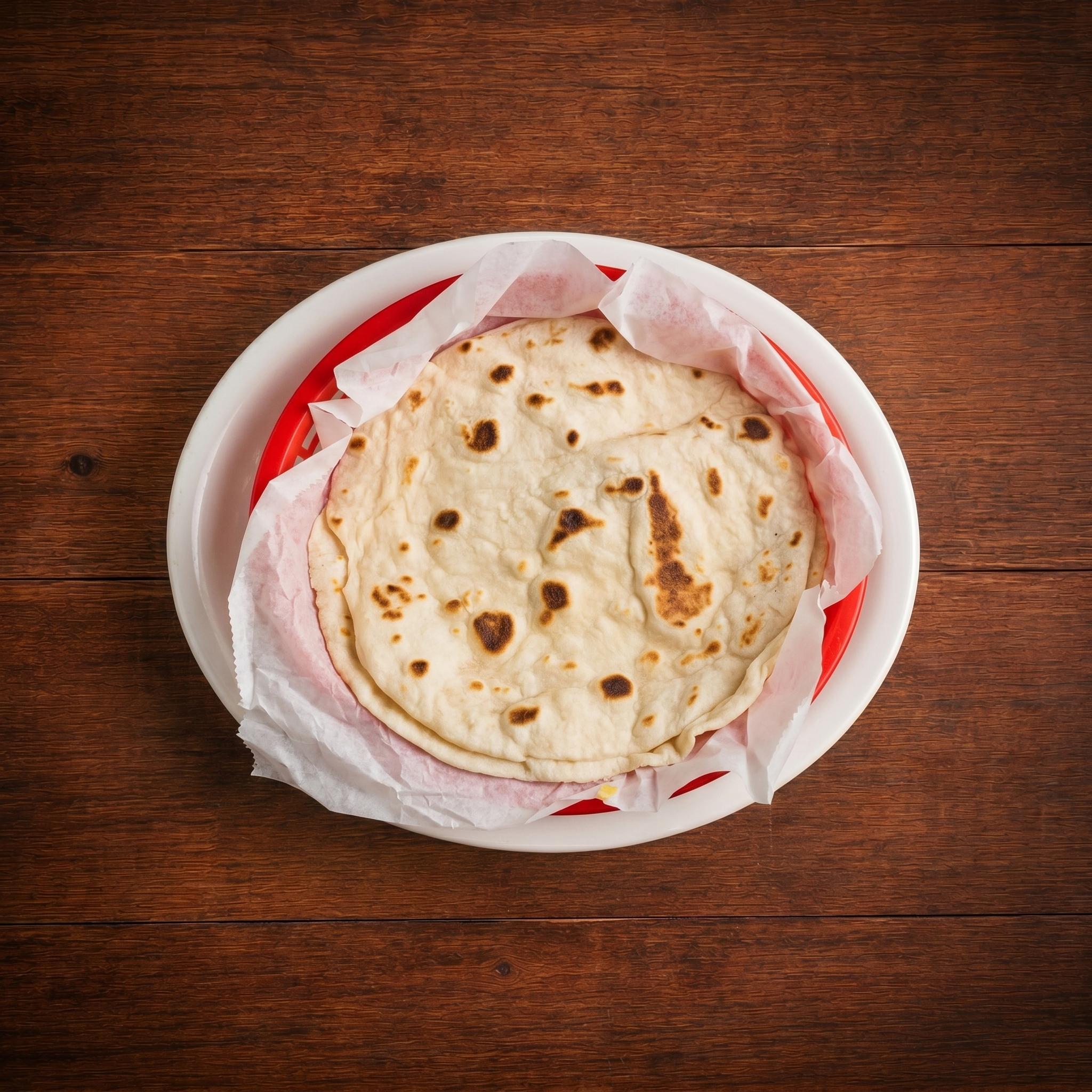 Tortilla harina.