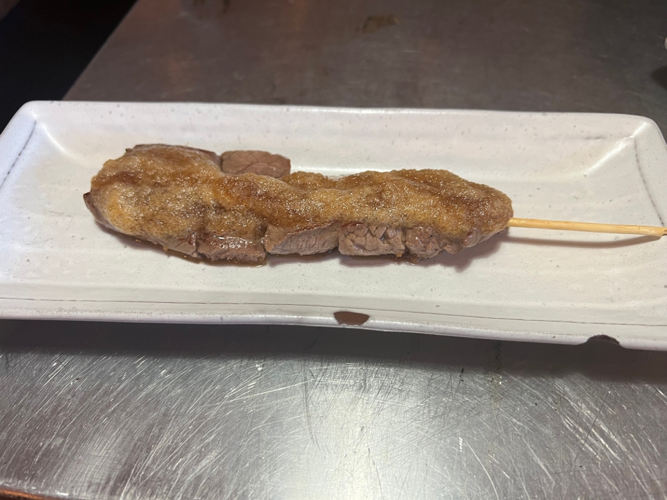 Filet with Onion Sauce.