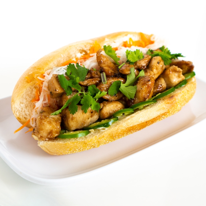 Grilled Chicken Banh Mi.