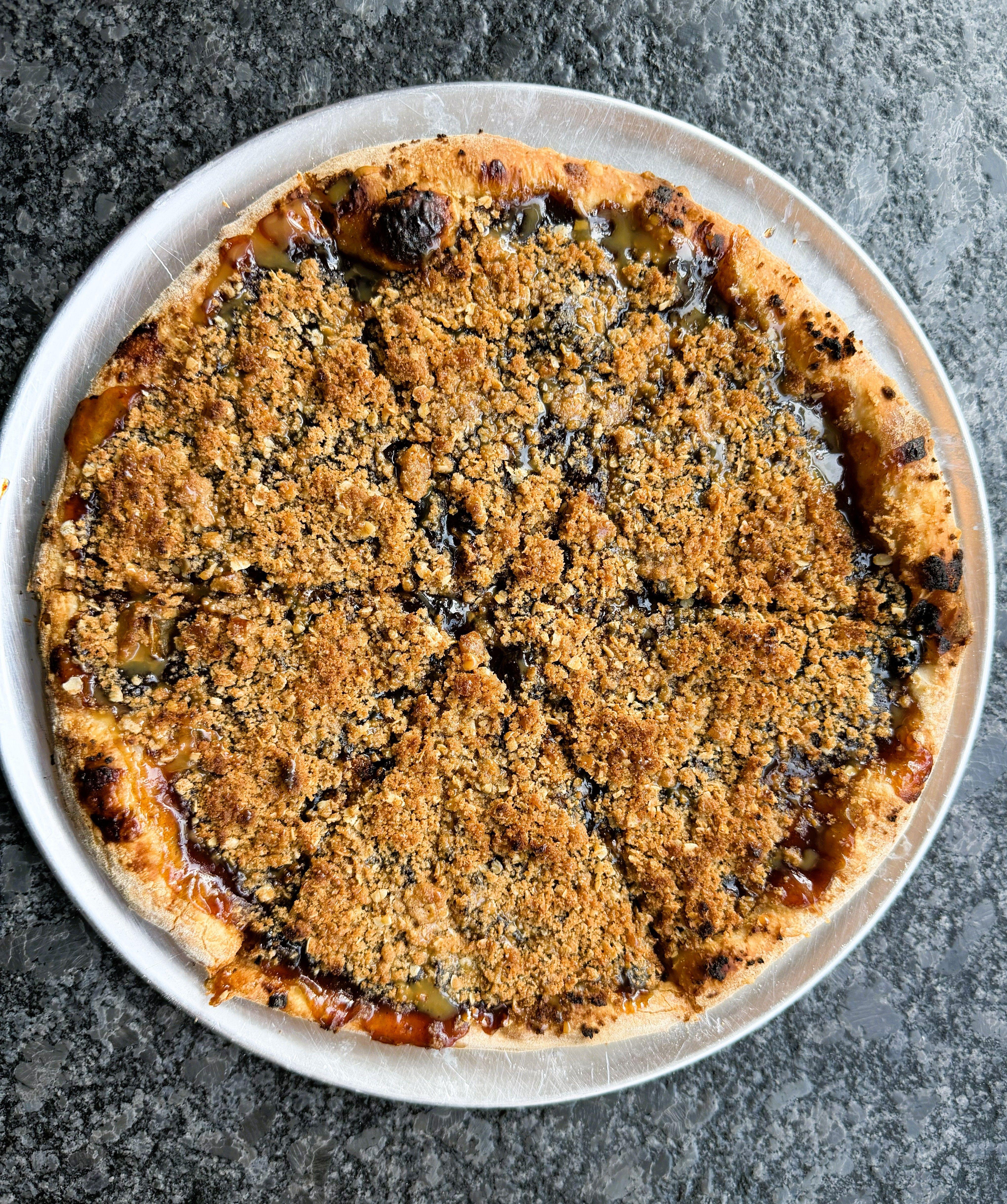 Cherry Crisp Pizza.