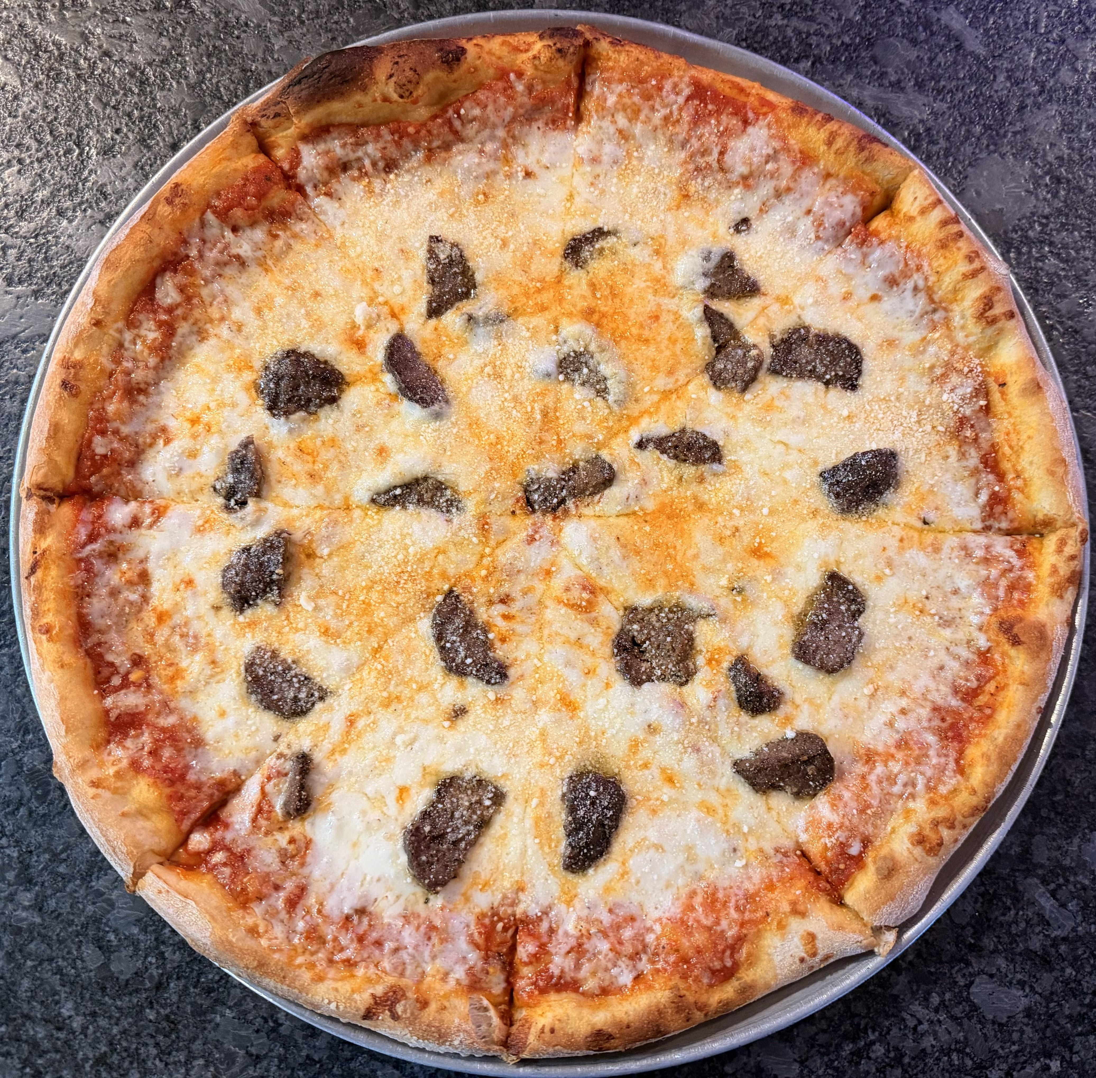 Parma-Jawn Pizza.