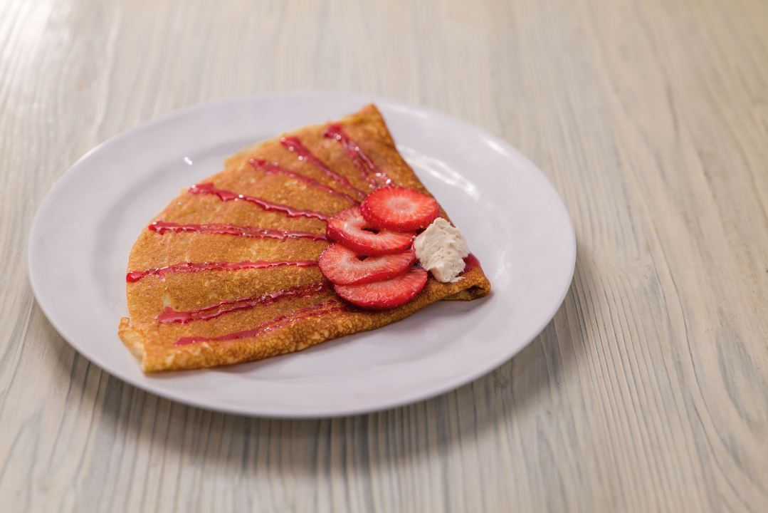 Palacinka Strawberry Cream.