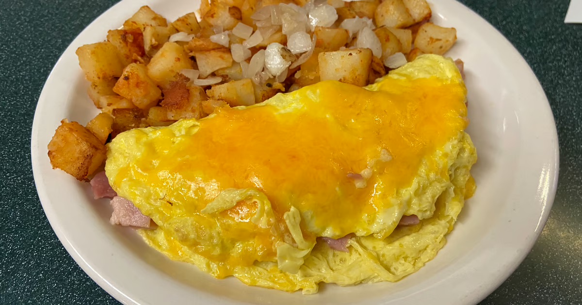 CHEESE OMELETTE.