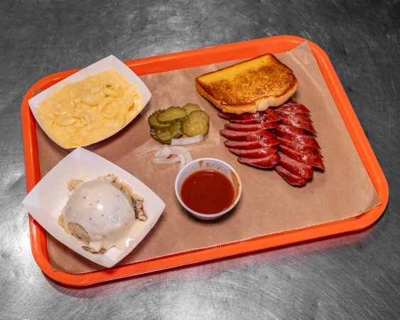 Jalapeno Sausage Plate.