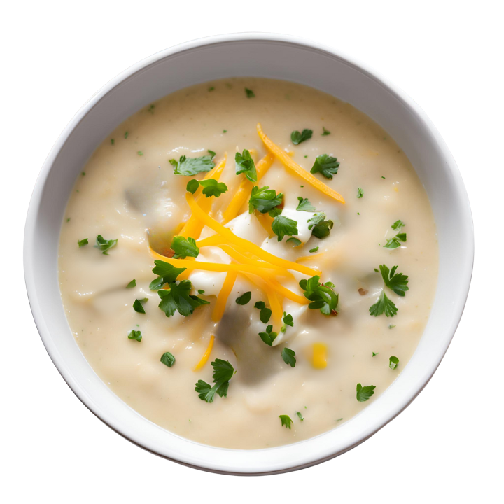 Baked Potato Cheddar Soup.