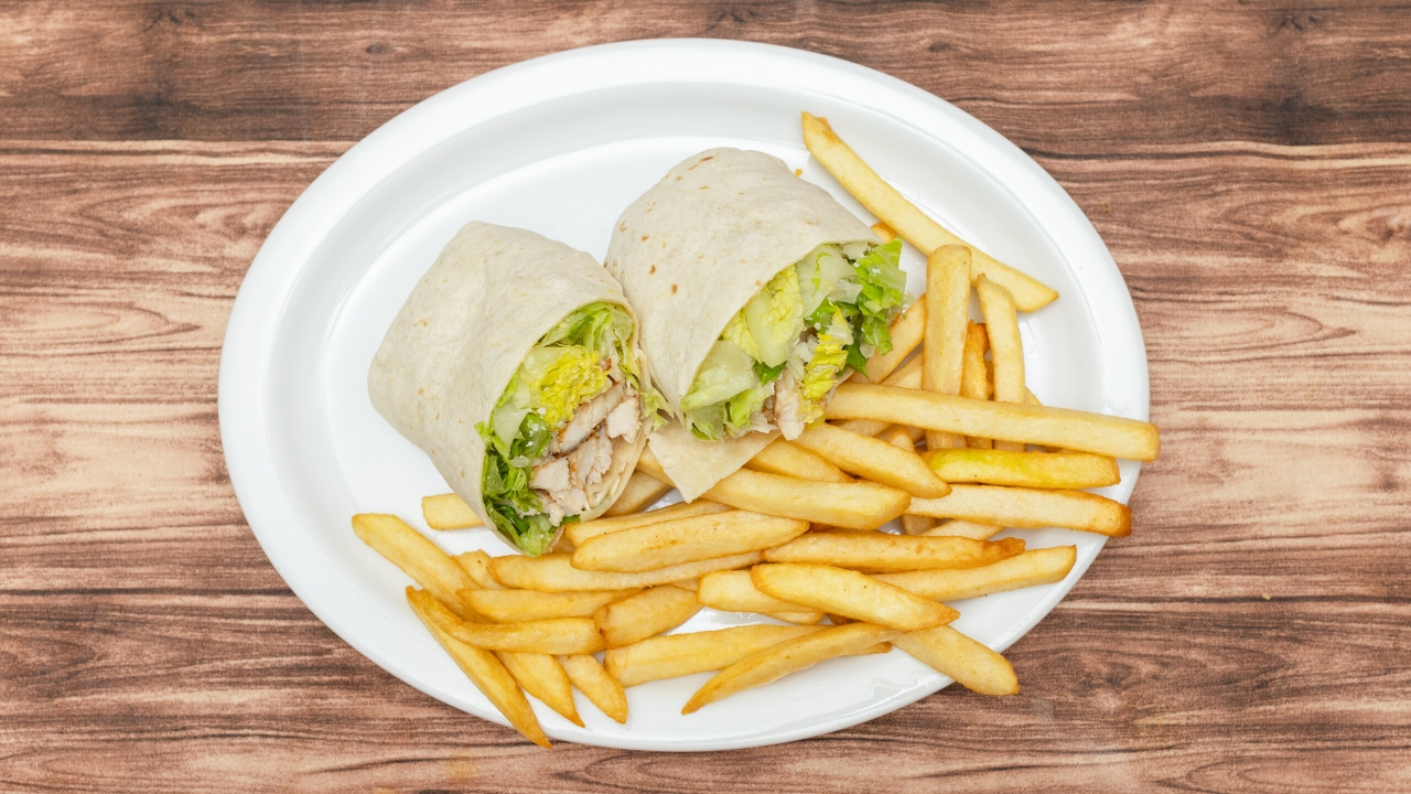 Chicken Ceasar Wrap.
