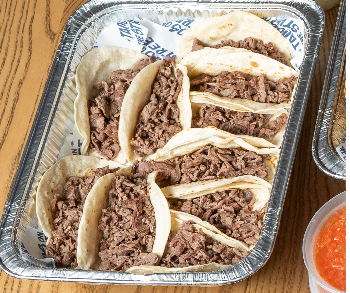 25 Tacos Asada.