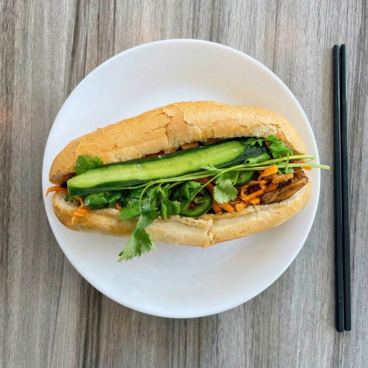 Bánh Mì Gà Nướng (Grilled Chicken).