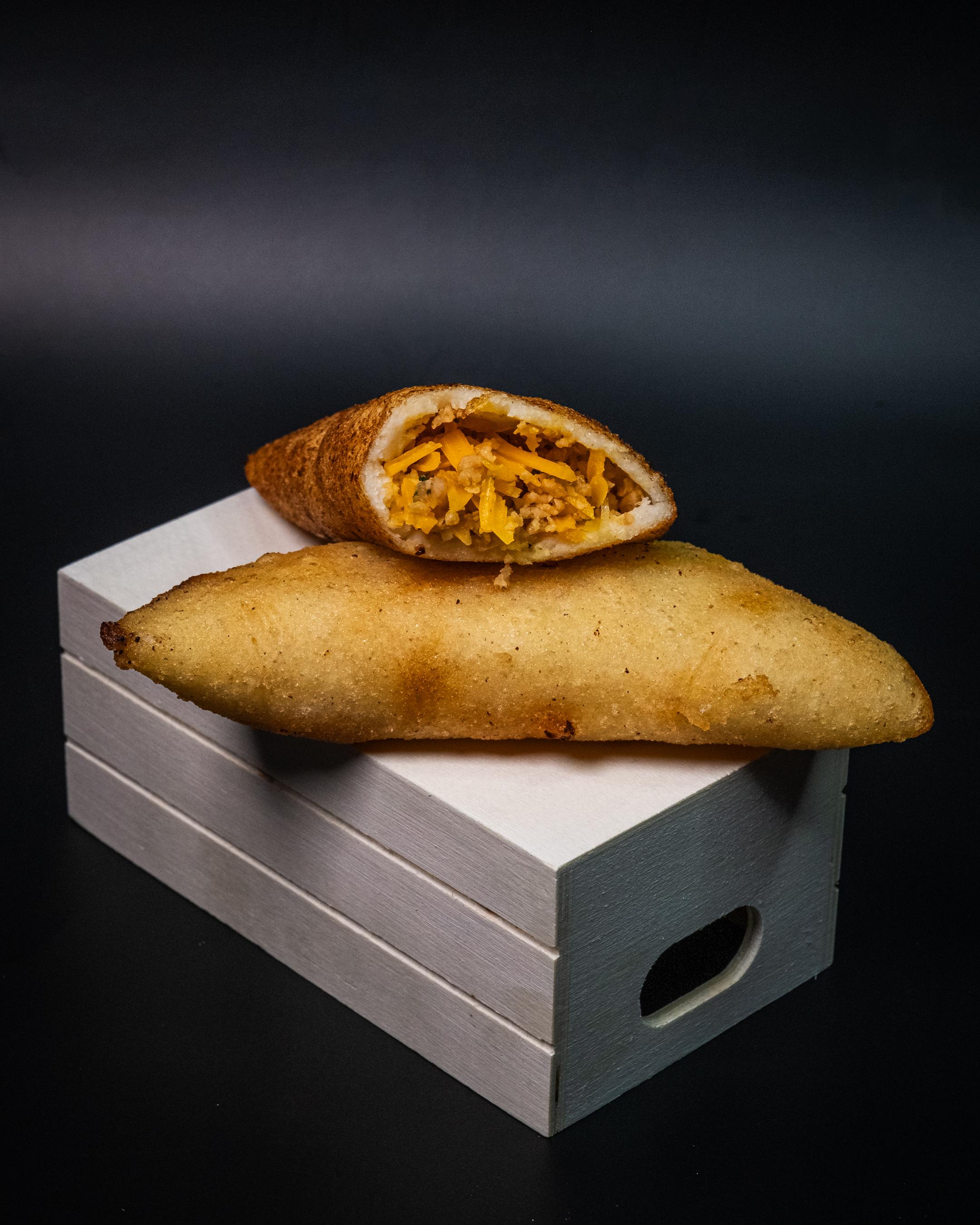 Plant powered empanada.