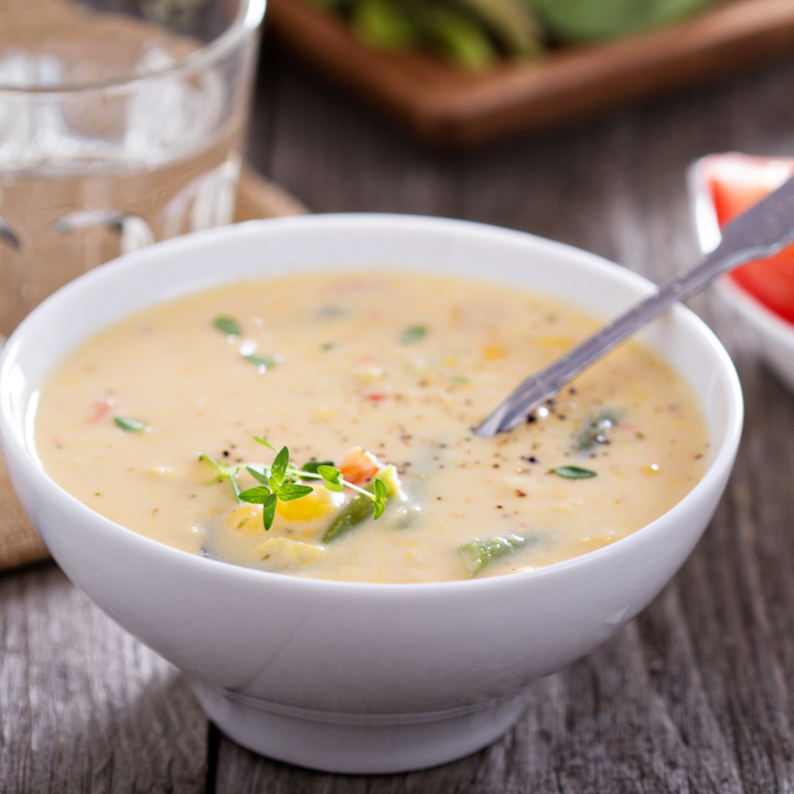 Sweet corn Veg. Soup.