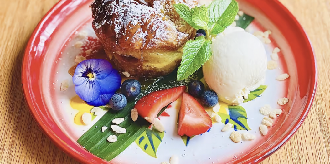 Croissant Bread Budding.