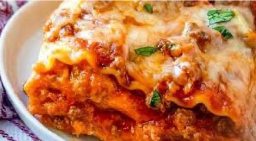 Homemade Lasagna.