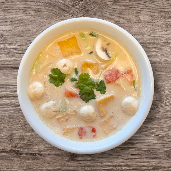 VEGAN TOM KHA SOUP.