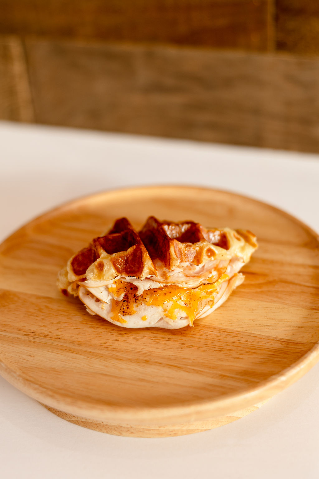 Turkey & Cheese Croffle.