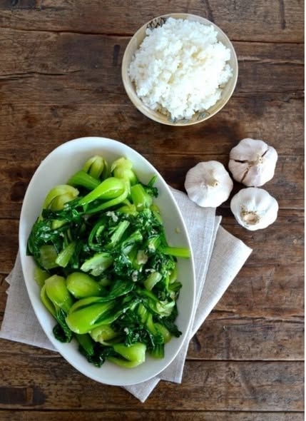LS Garlic Baby Bok Choy.