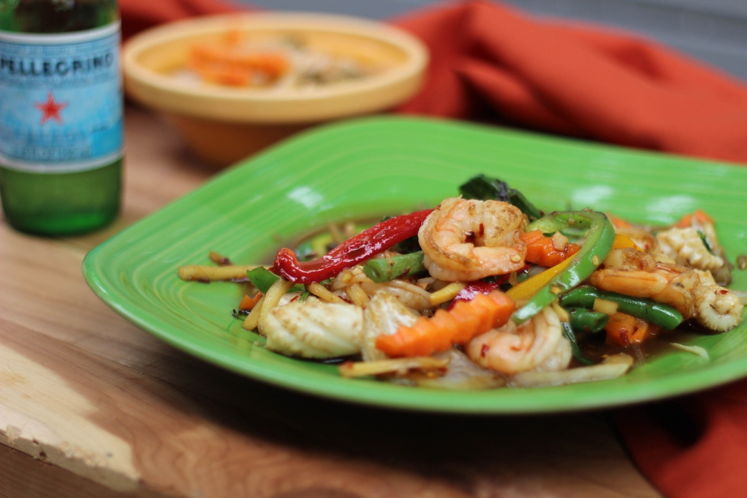 Spicy Calamari & Shrimps.