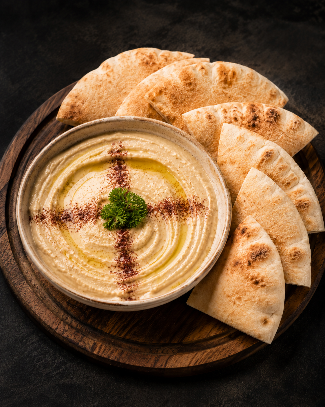 Classic Tahini Hummus.