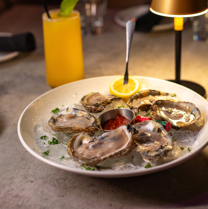 ½ Dozen Bluepoint Oysters.