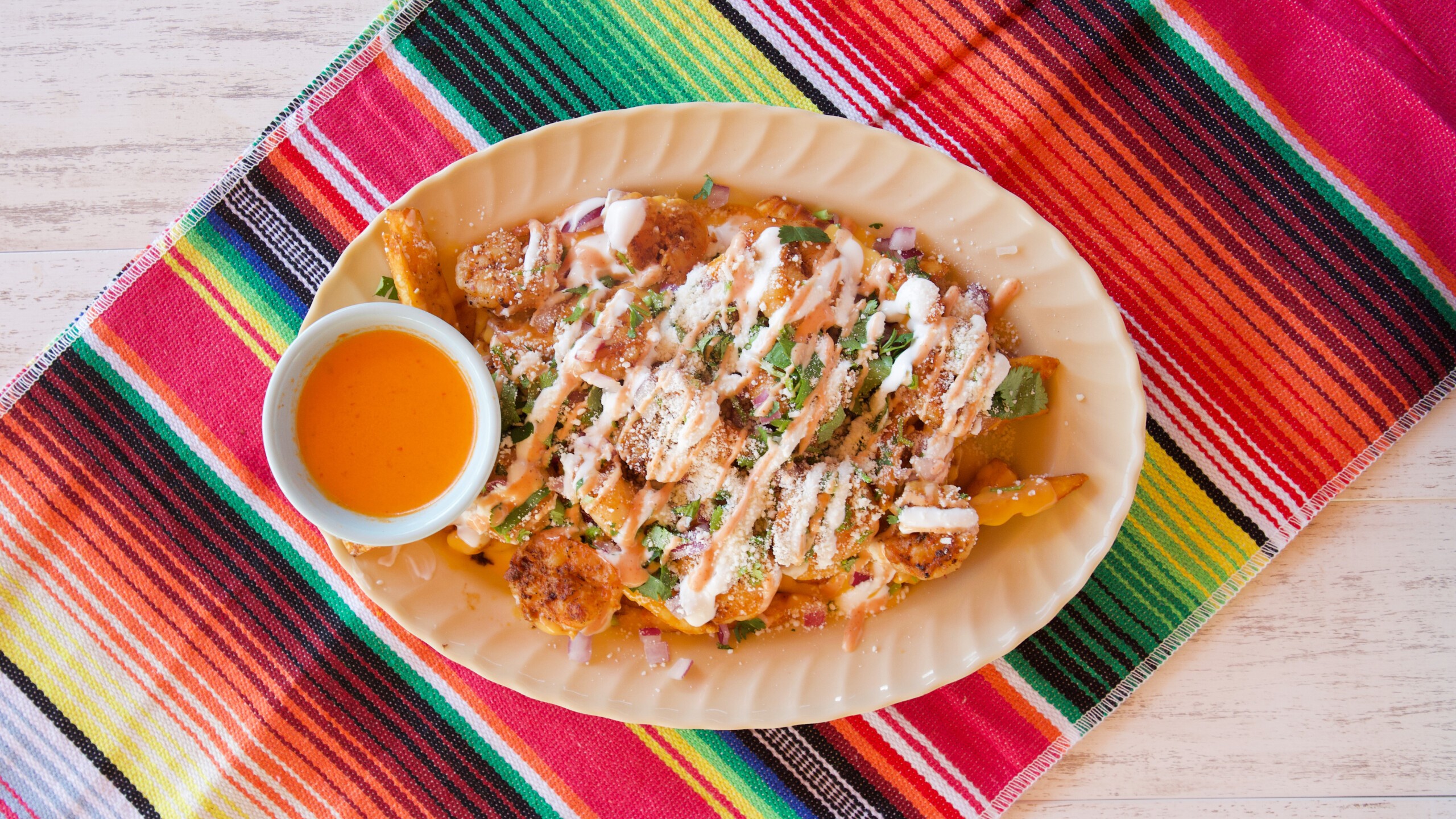 Papas Fritas Cargadas / Loaded Fries.