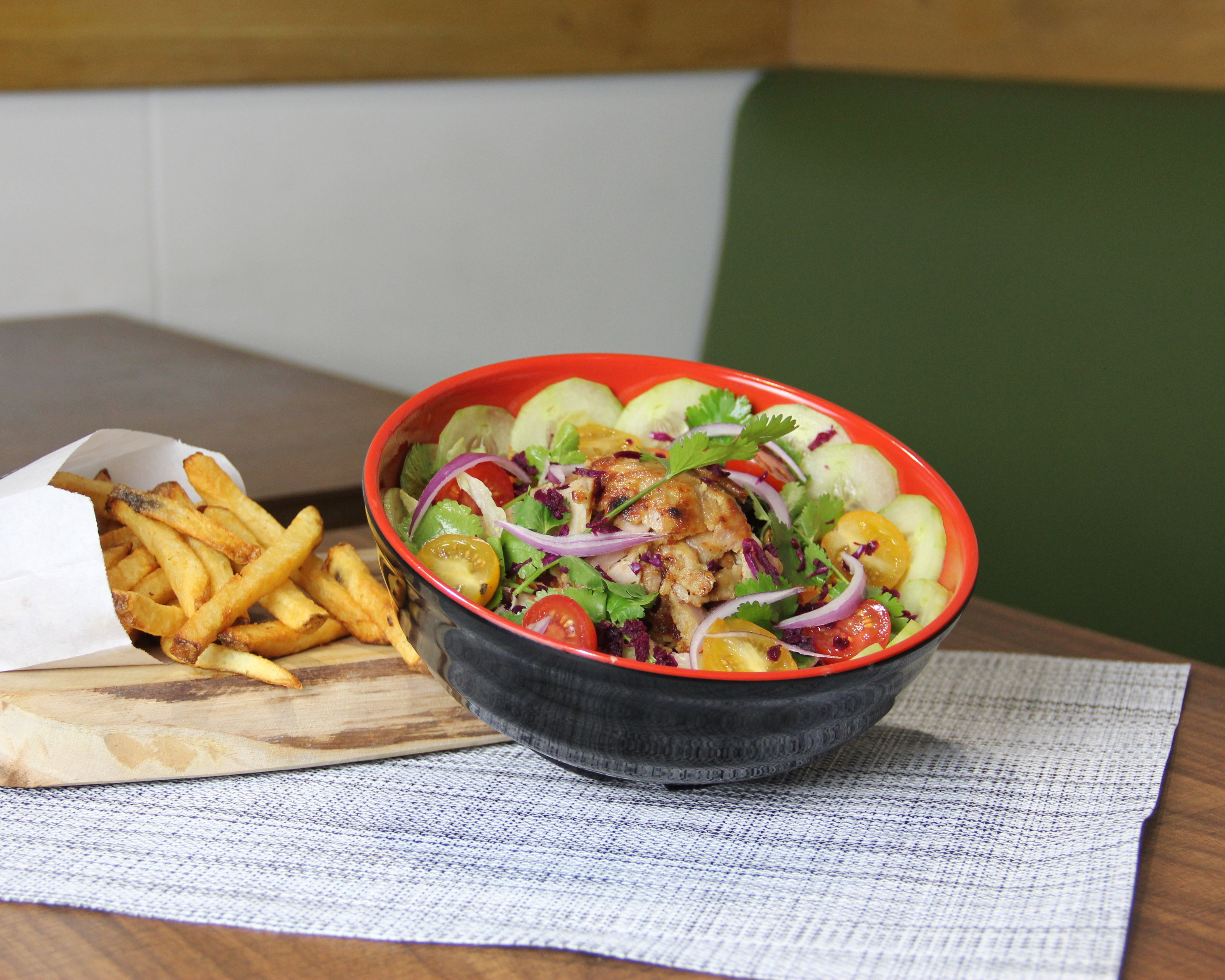 Bahn-mi Bowl 🧀🧅 🥙 🥗🌱🧀  🐔