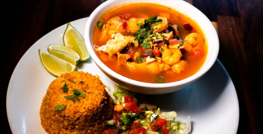 Mariscos Soup.