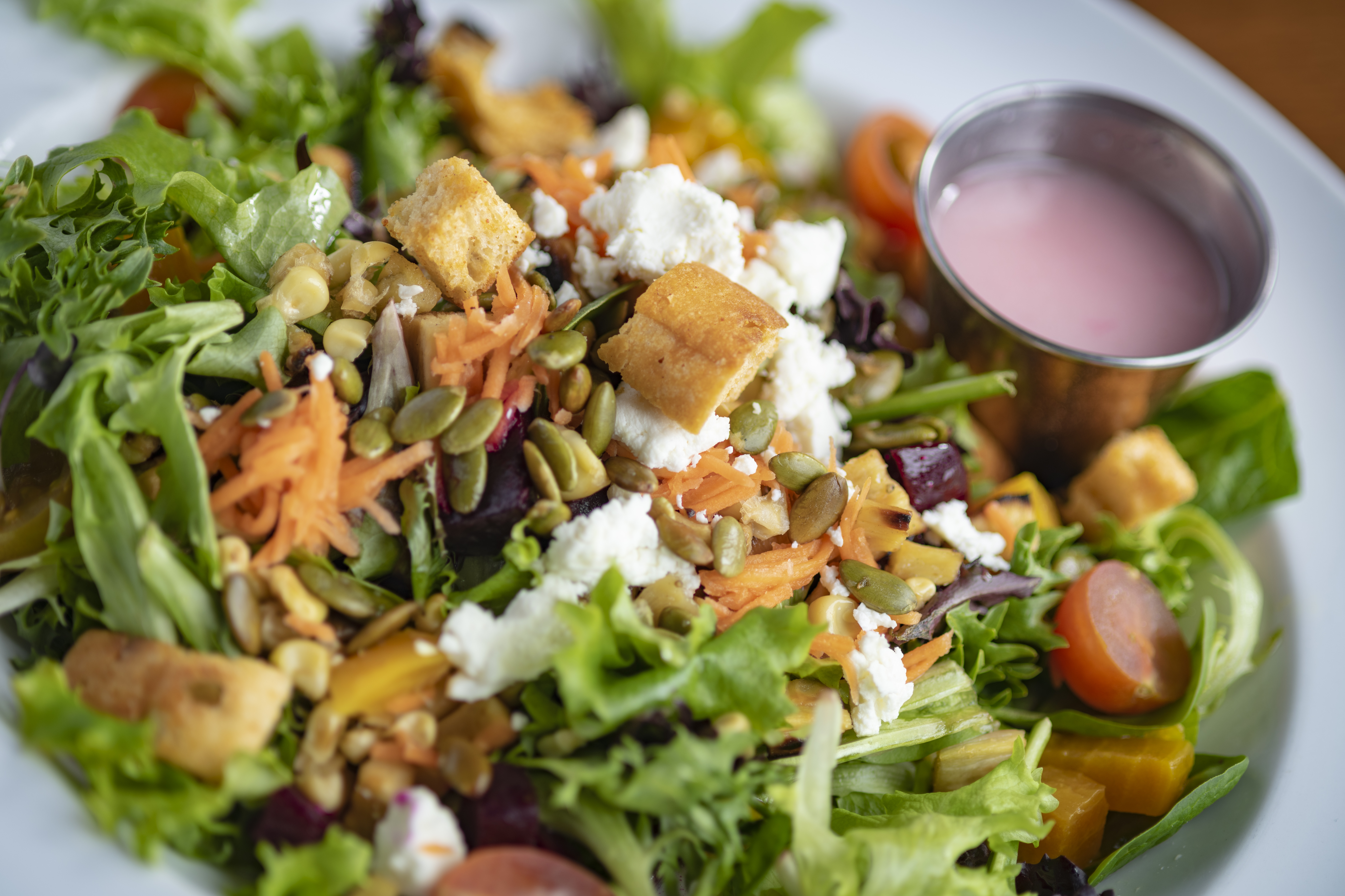 Organic Garden Salad.