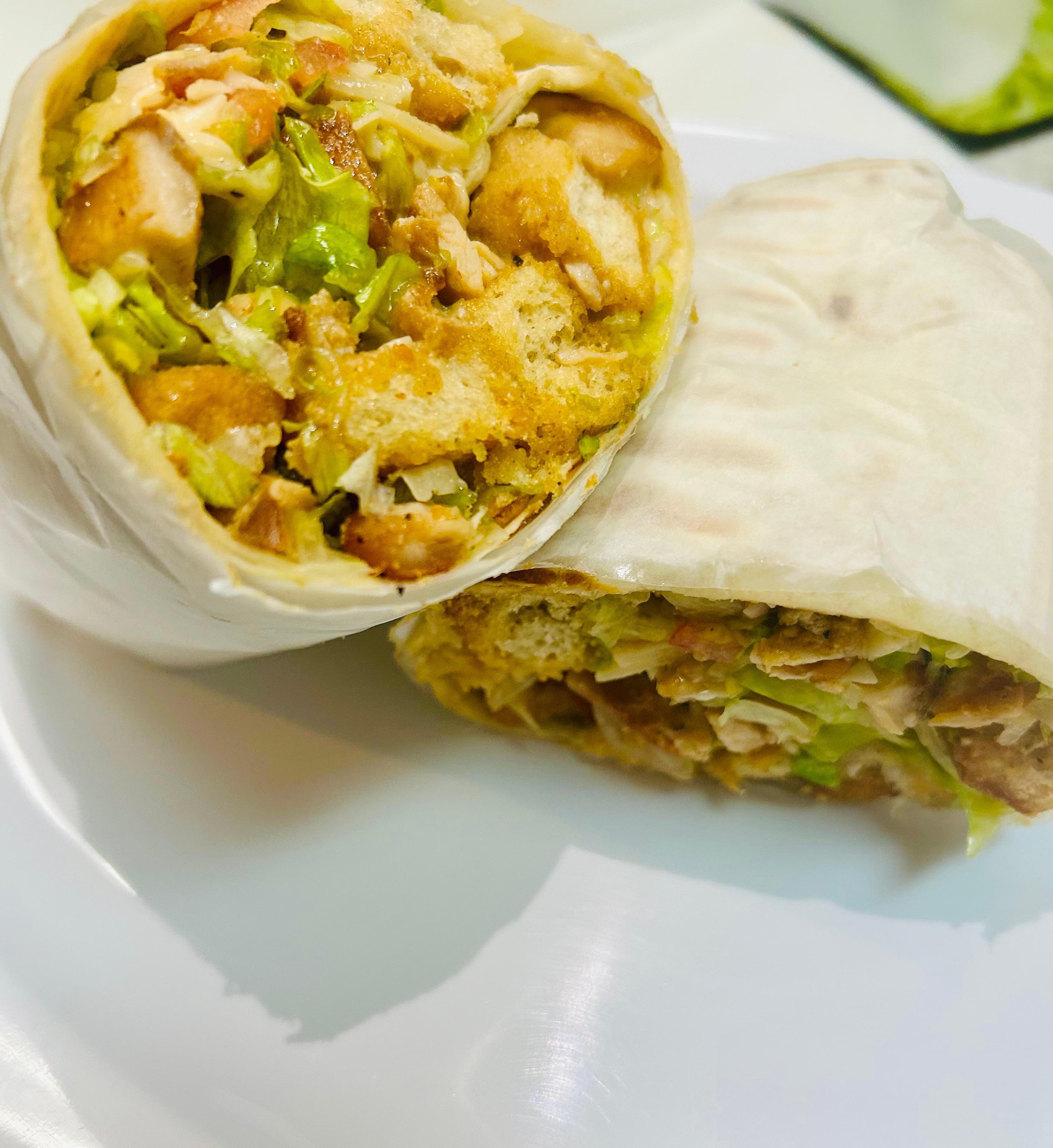 Chicken Caesar Wrap.