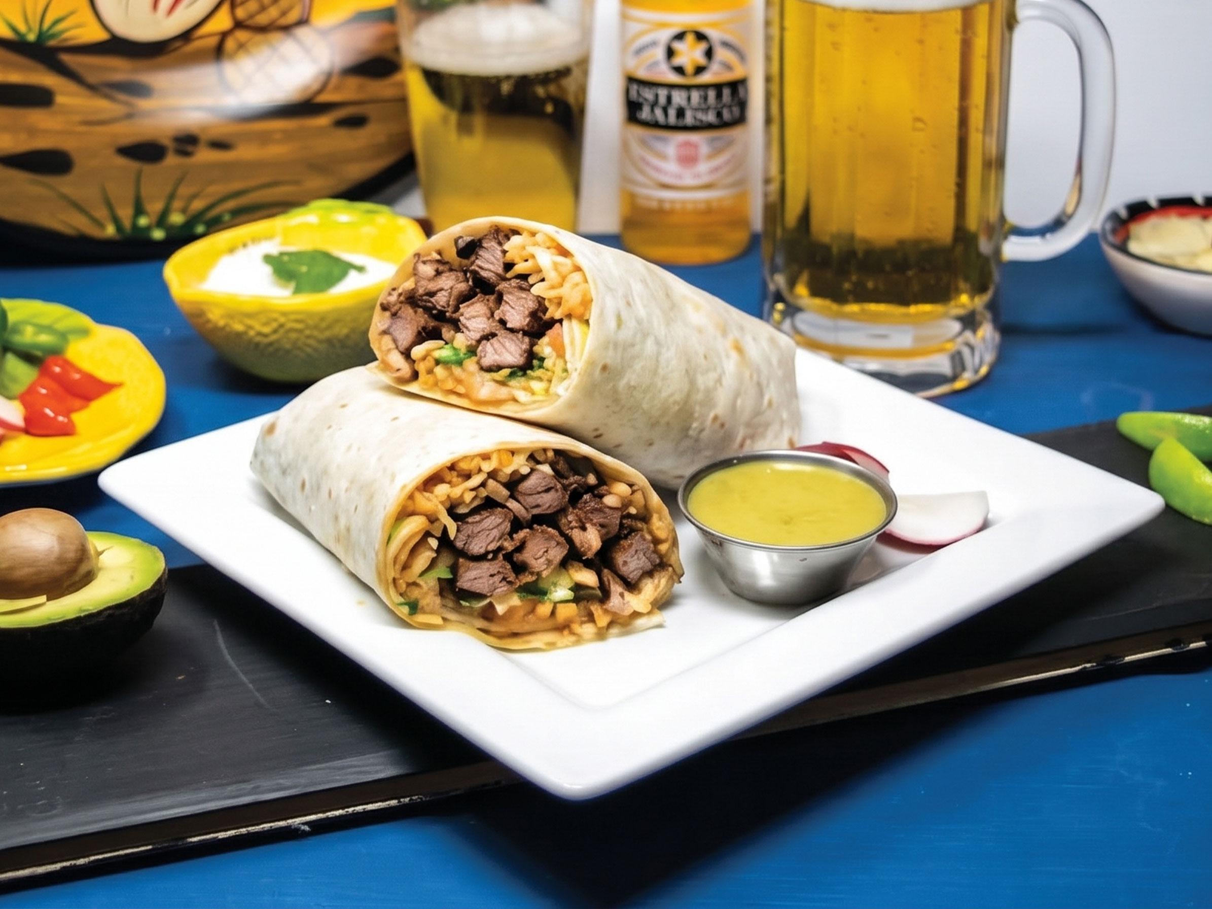 L/Street Style Asada Burrito.
