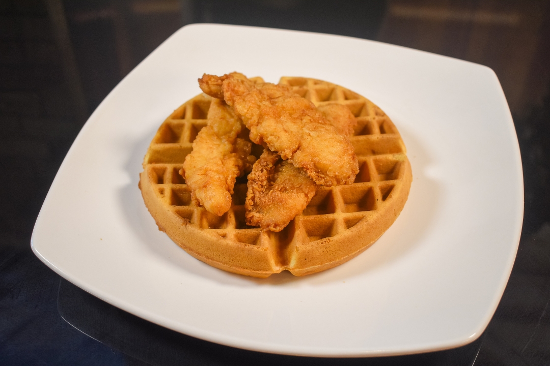 Waffle and Chicken.