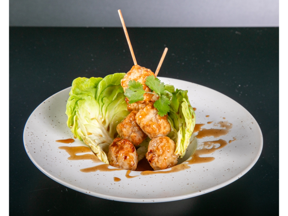 BBQ Chicken Meatballs.