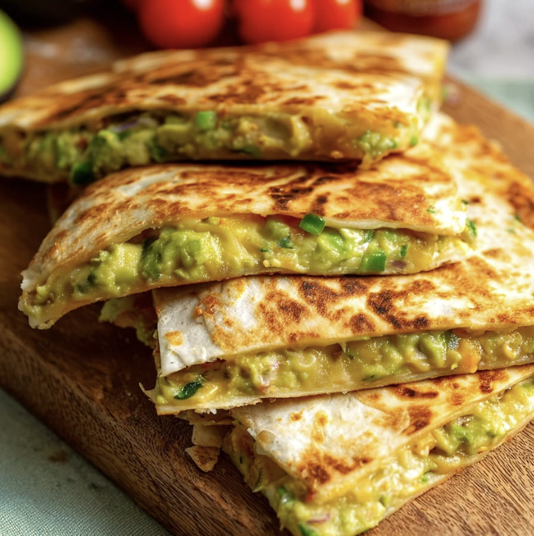 Cheese & Arugula Quesadilla.