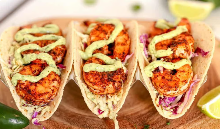 Shrimp Tacos.
